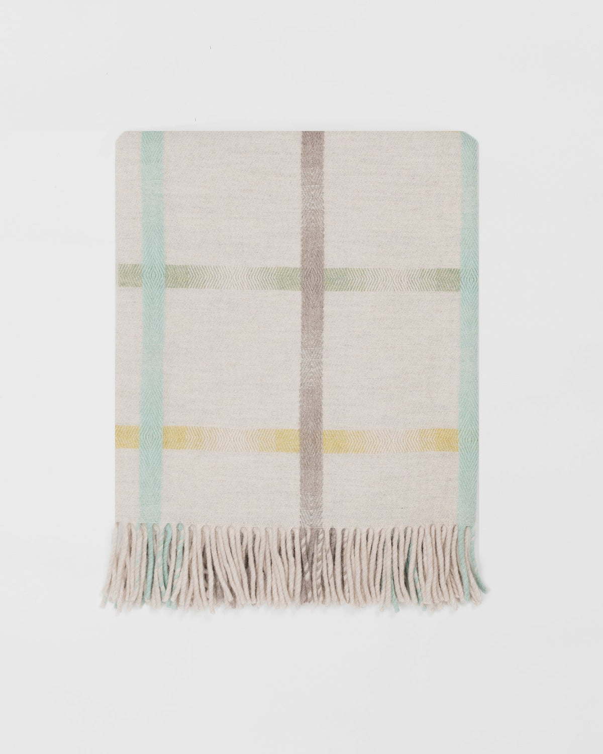 Maree Feather merino lambswool throw by Remony - detail