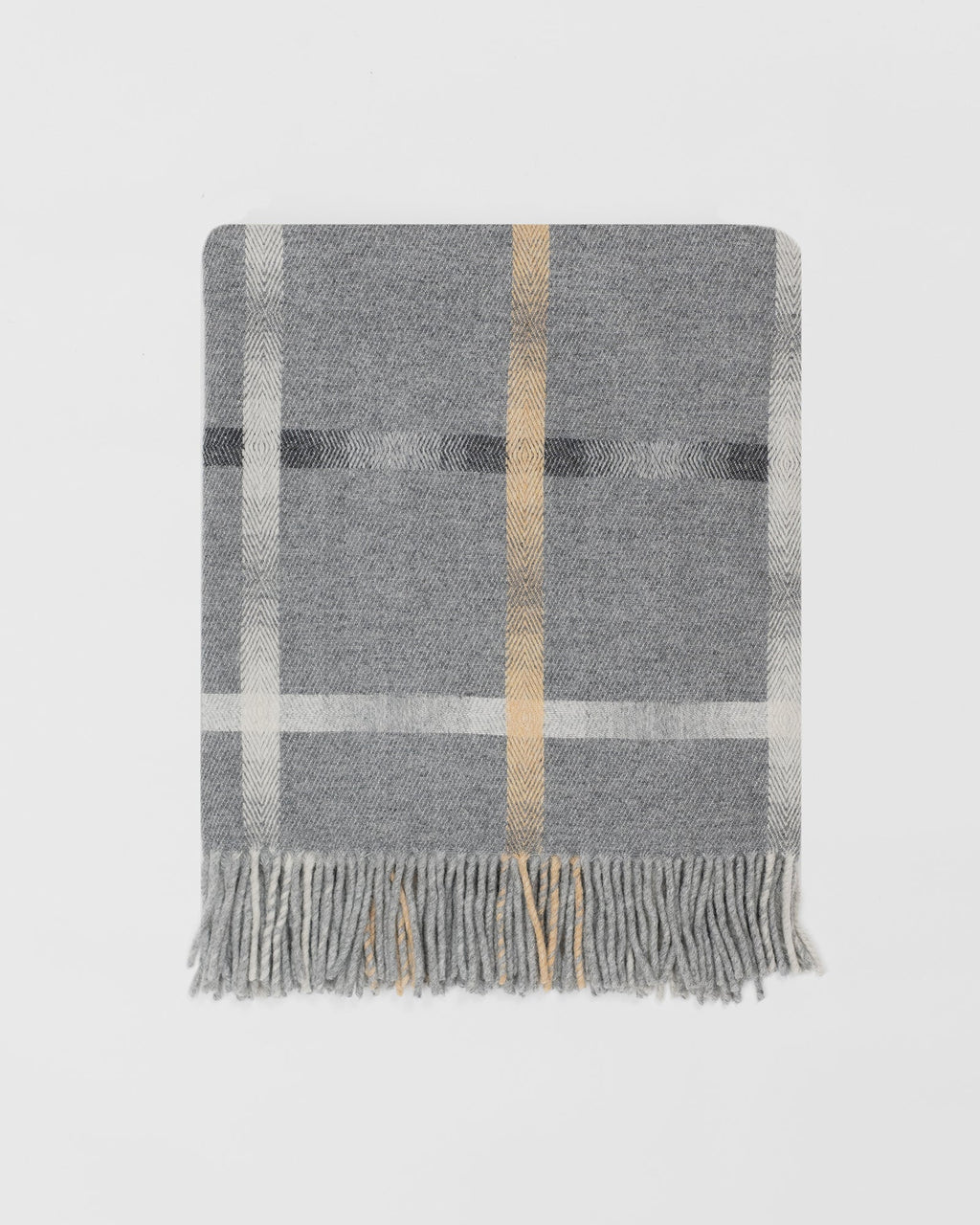 Maree Mist merino lambswool throw by Remony - detail