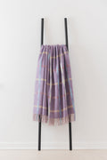 Maree Amethyst merino lambswool throw by Remony