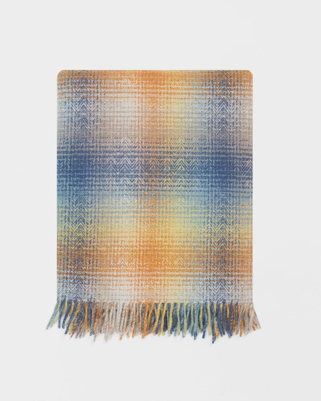 Lunan Bay merino lambswool throw by Remony - detail