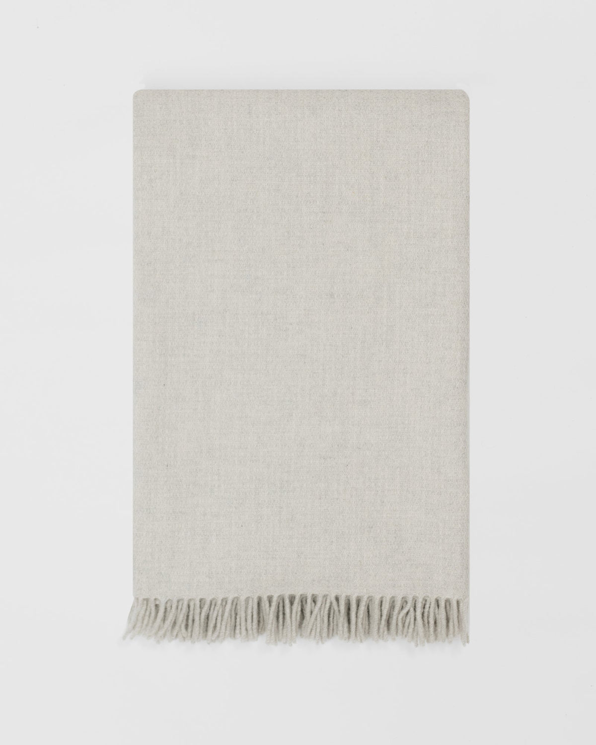 Clova Stone merino lambswool throw by Remony - detail