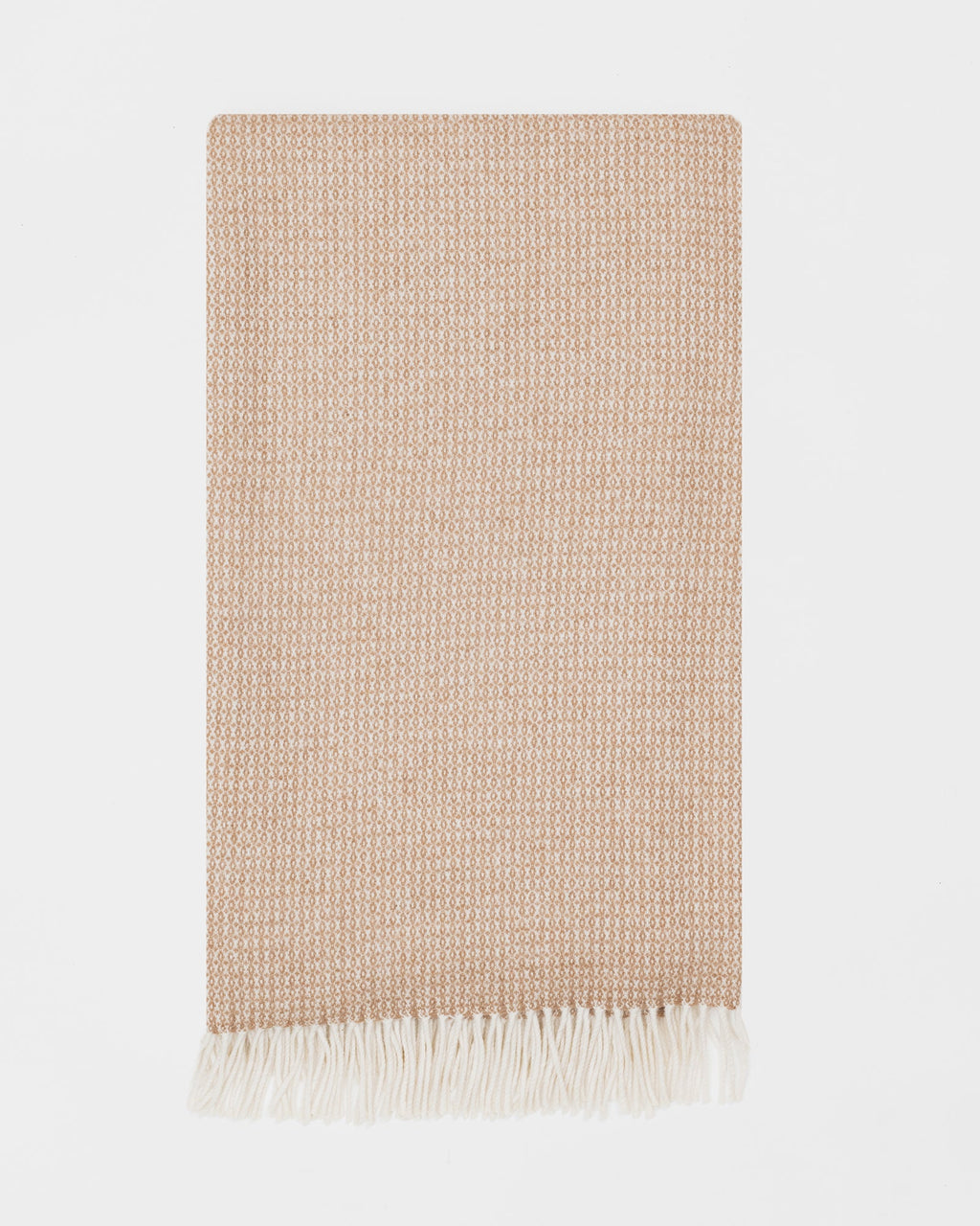 Clova Vicuna merino lambswool throw by Remony - detail