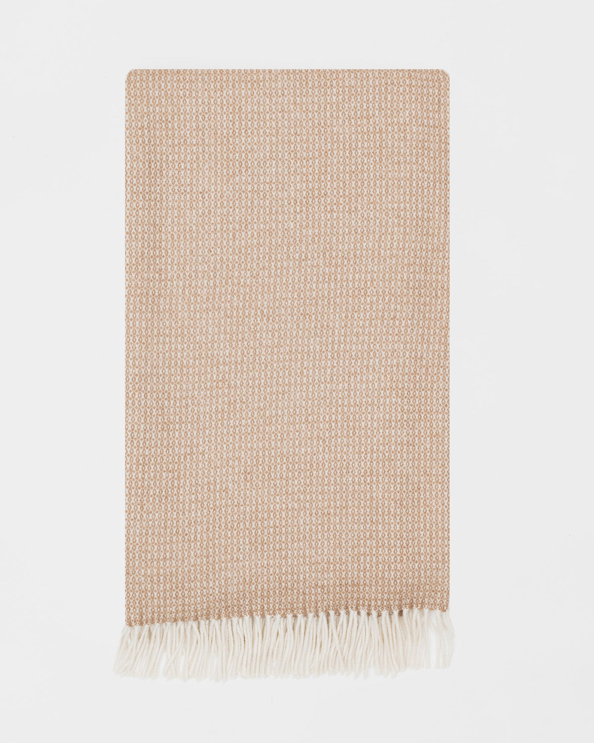 Clova Vicuna merino lambswool throw by Remony - detail
