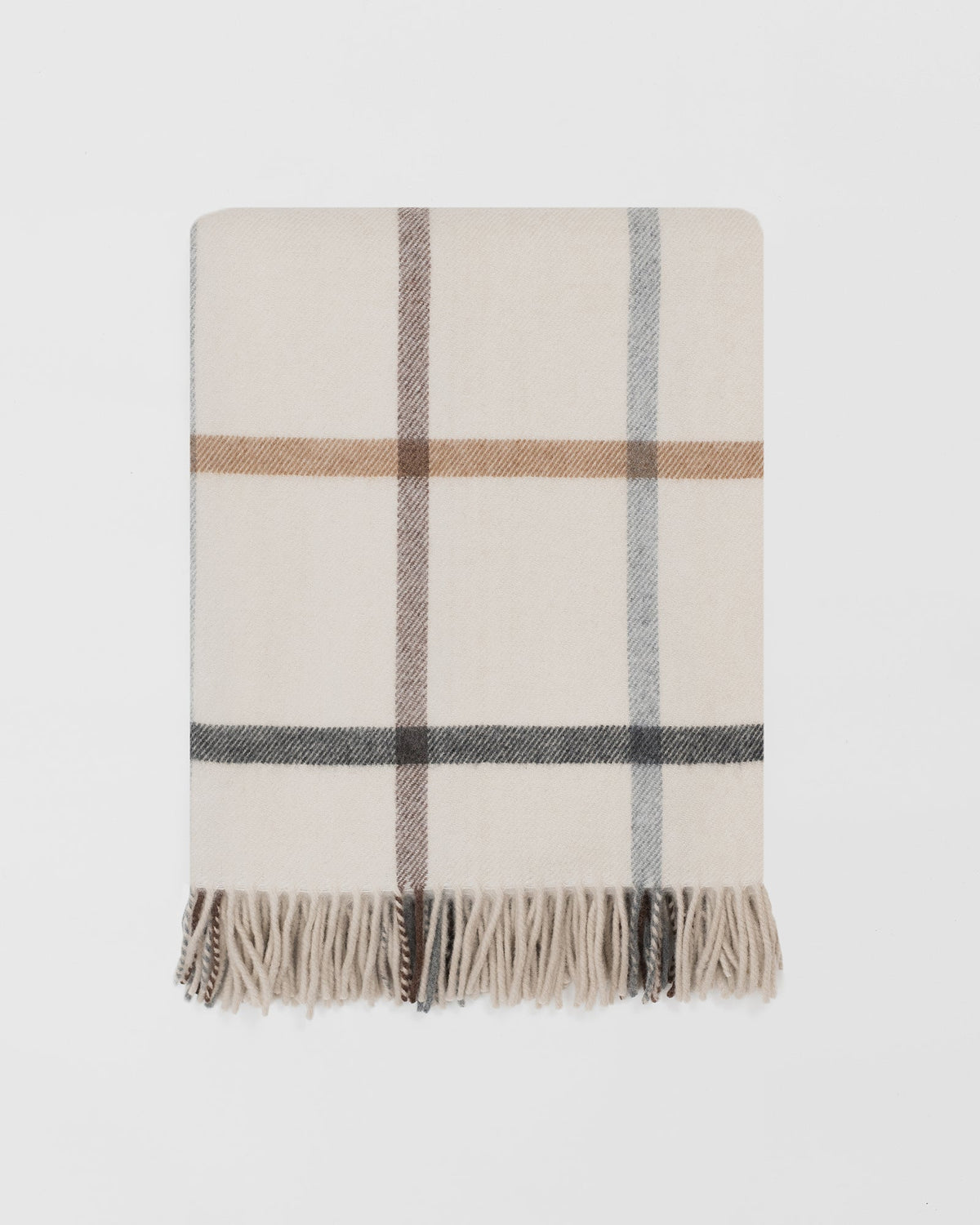 Milton Pebble merino lambswool throw by Remony - detail