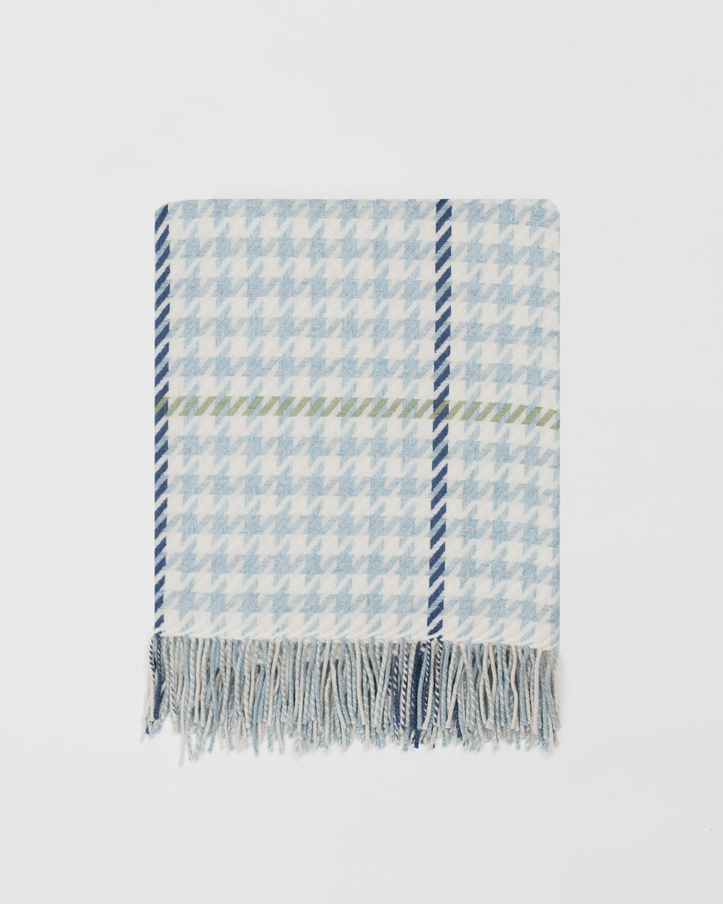 Carroglen Opal merino lambswool throw by Remony - detail