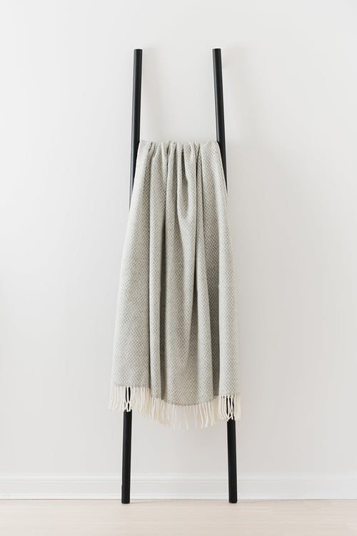 Balintyre Cloud merino lambswool throw by Remony