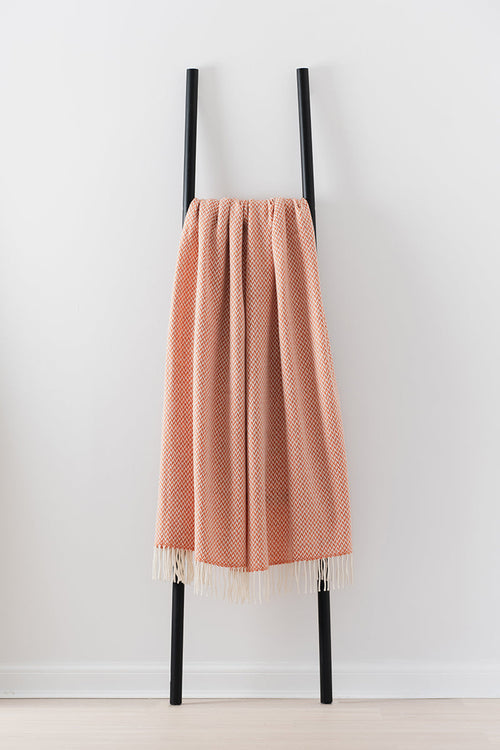Balintyre Clementine merino lambswool throw by Remony