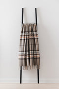Moraig Bronze merino lambswool throw by Remony