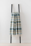 Croftmore Seaglass merino lambswool throw by Remony