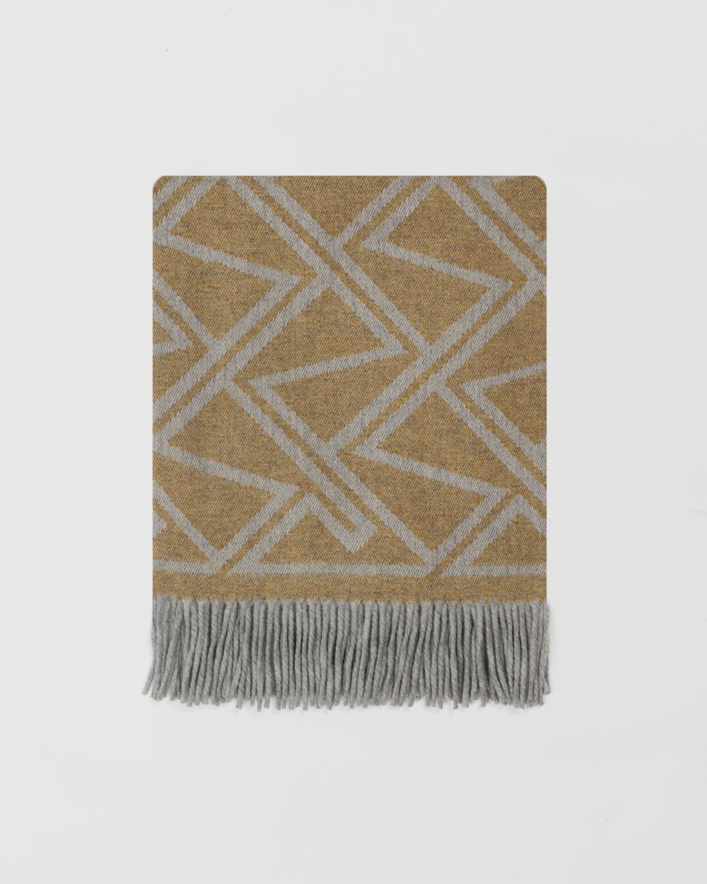 Fortriu Mead merino lambswool throw by Remony - detail
