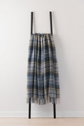 Inver Sapphire recycled wool throw by Remony