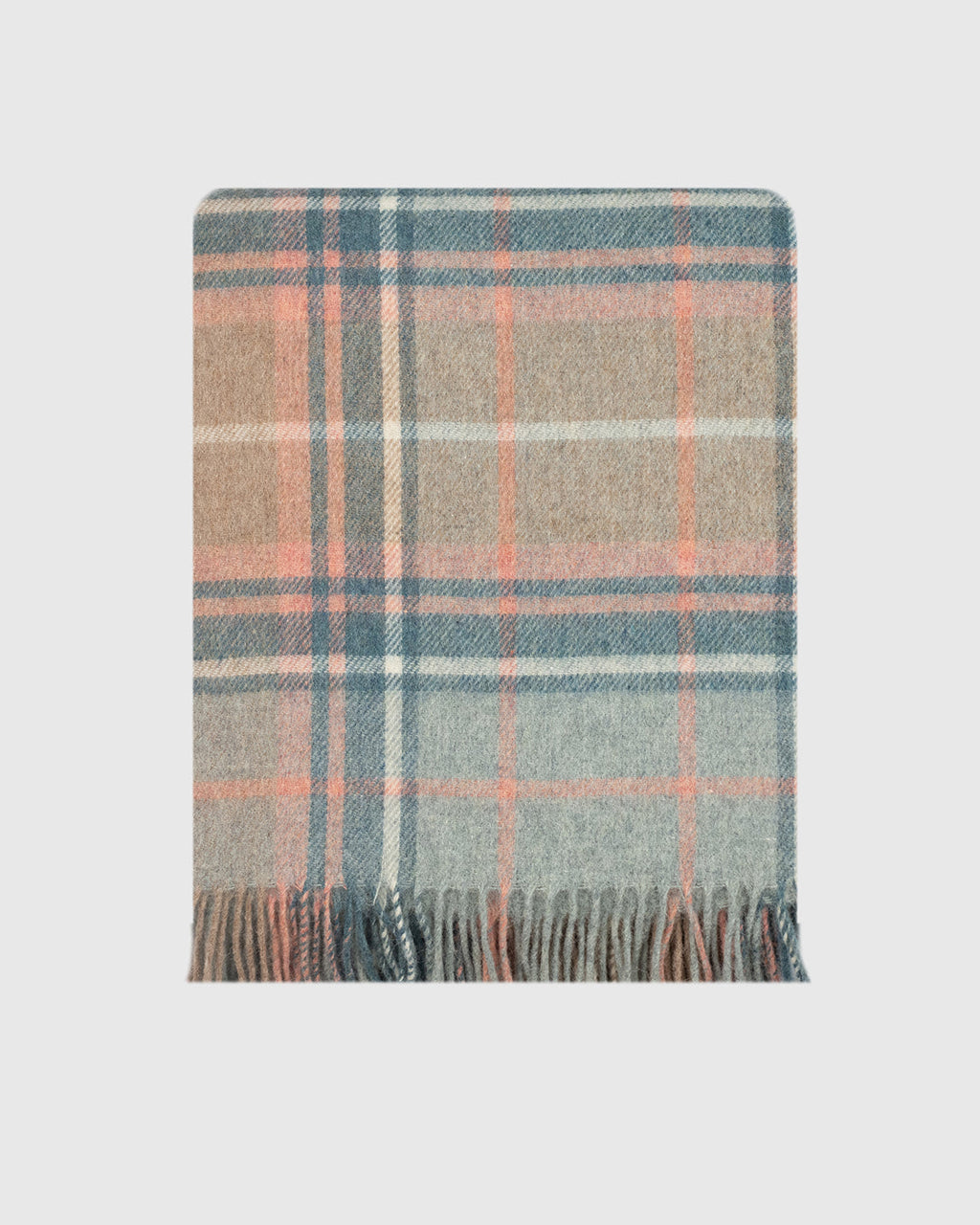 Inver Bloom recycled wool throw by Remony - detail