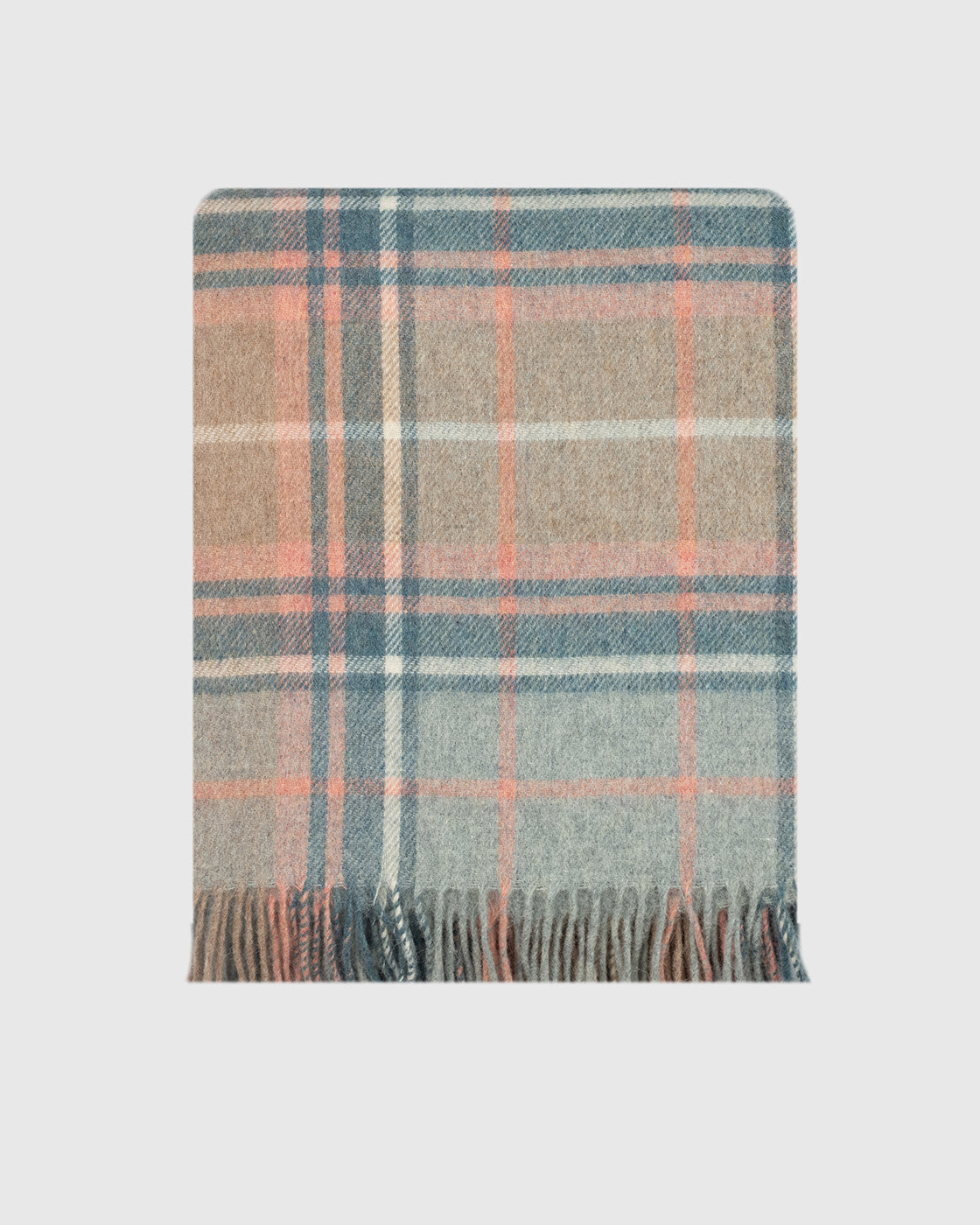 Inver Bloom recycled wool throw by Remony - detail