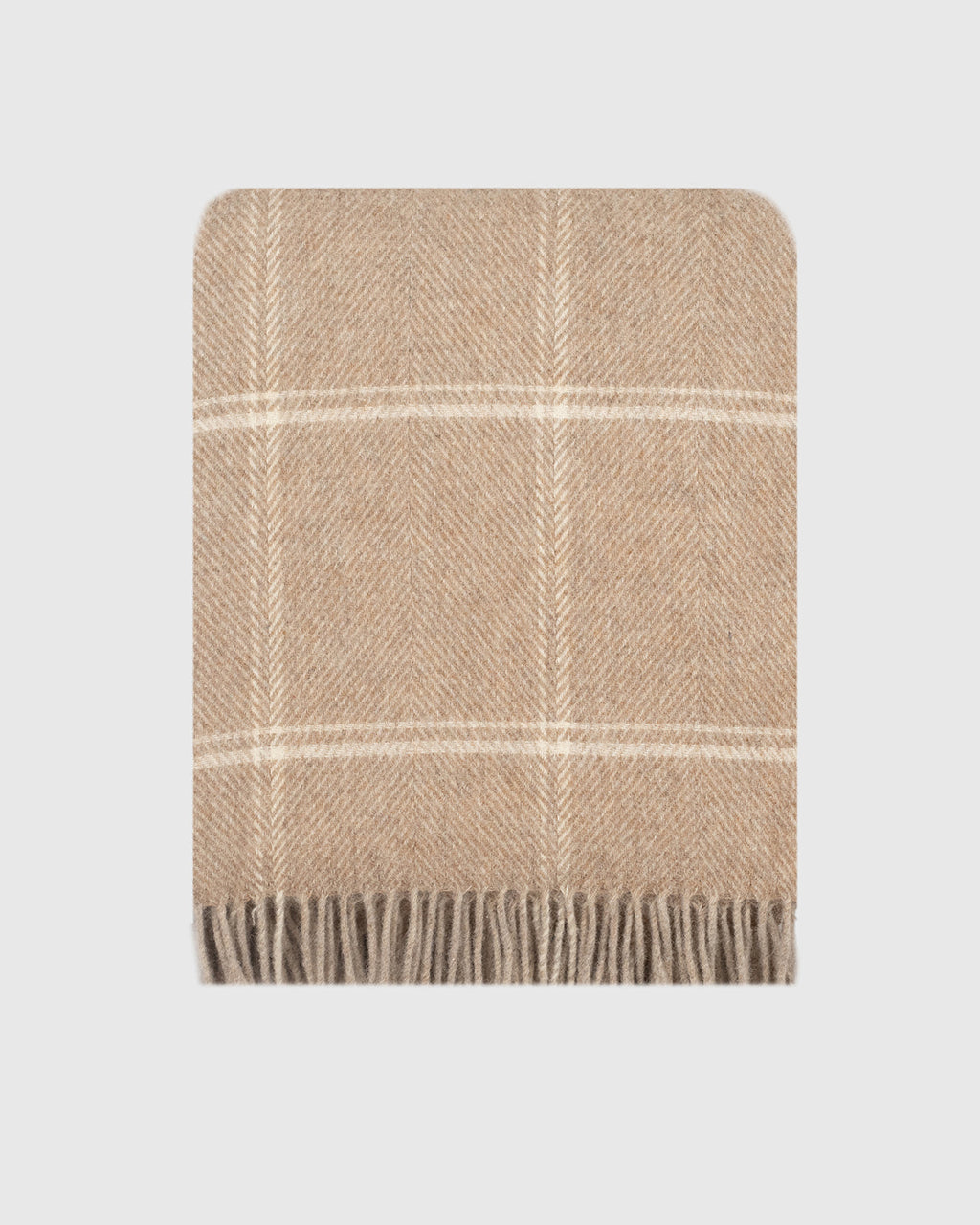 Weem Fern recycled wool throw by Remony - detail