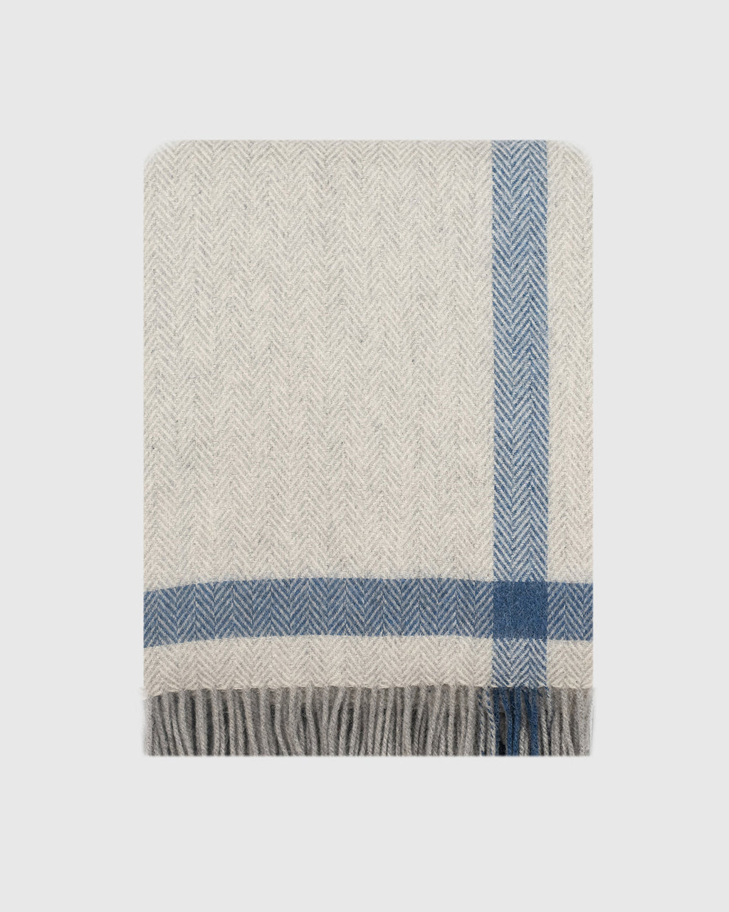 Stix Nimbus recycled wool throw by Remony - detail