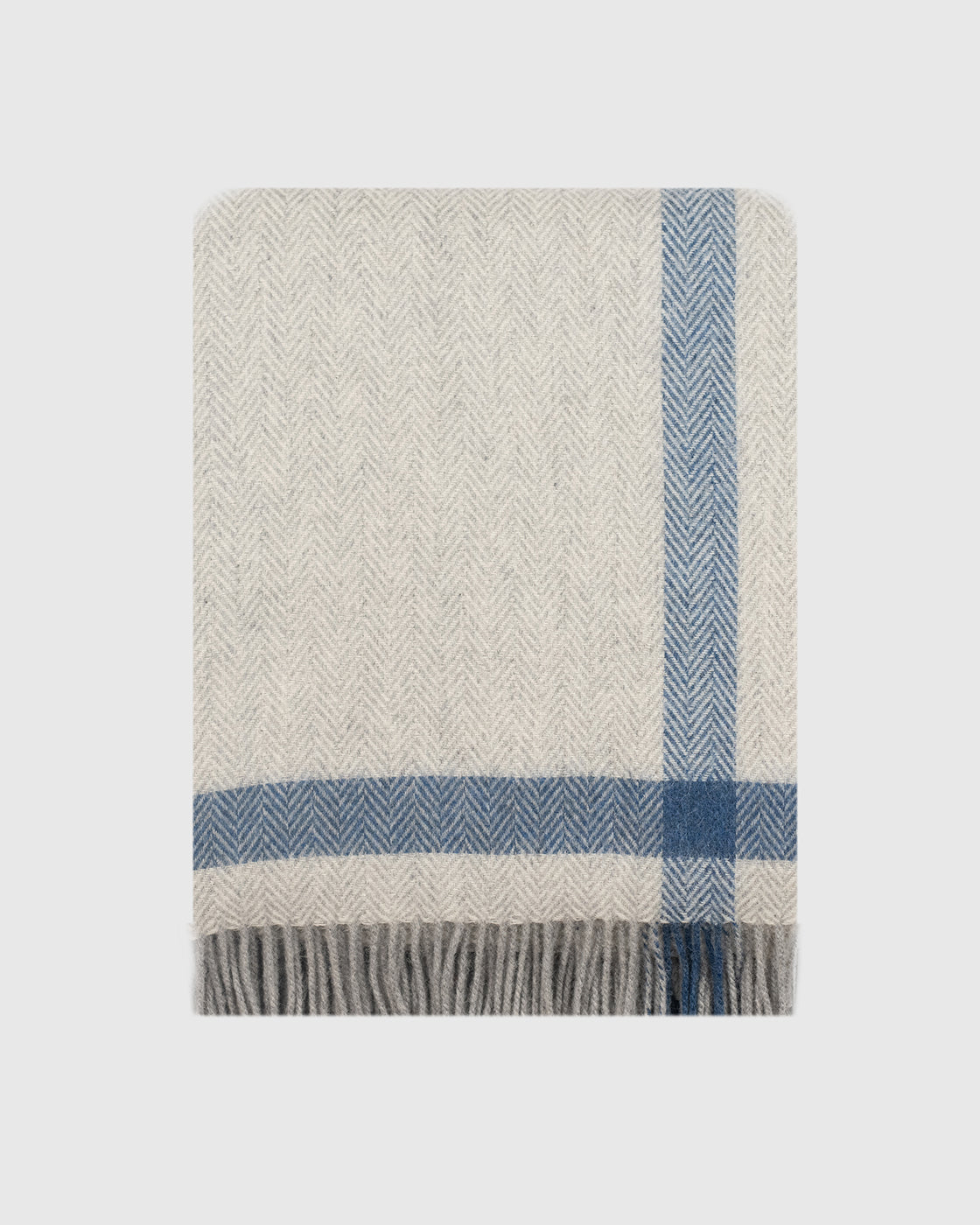 Stix Nimbus recycled wool throw by Remony - detail