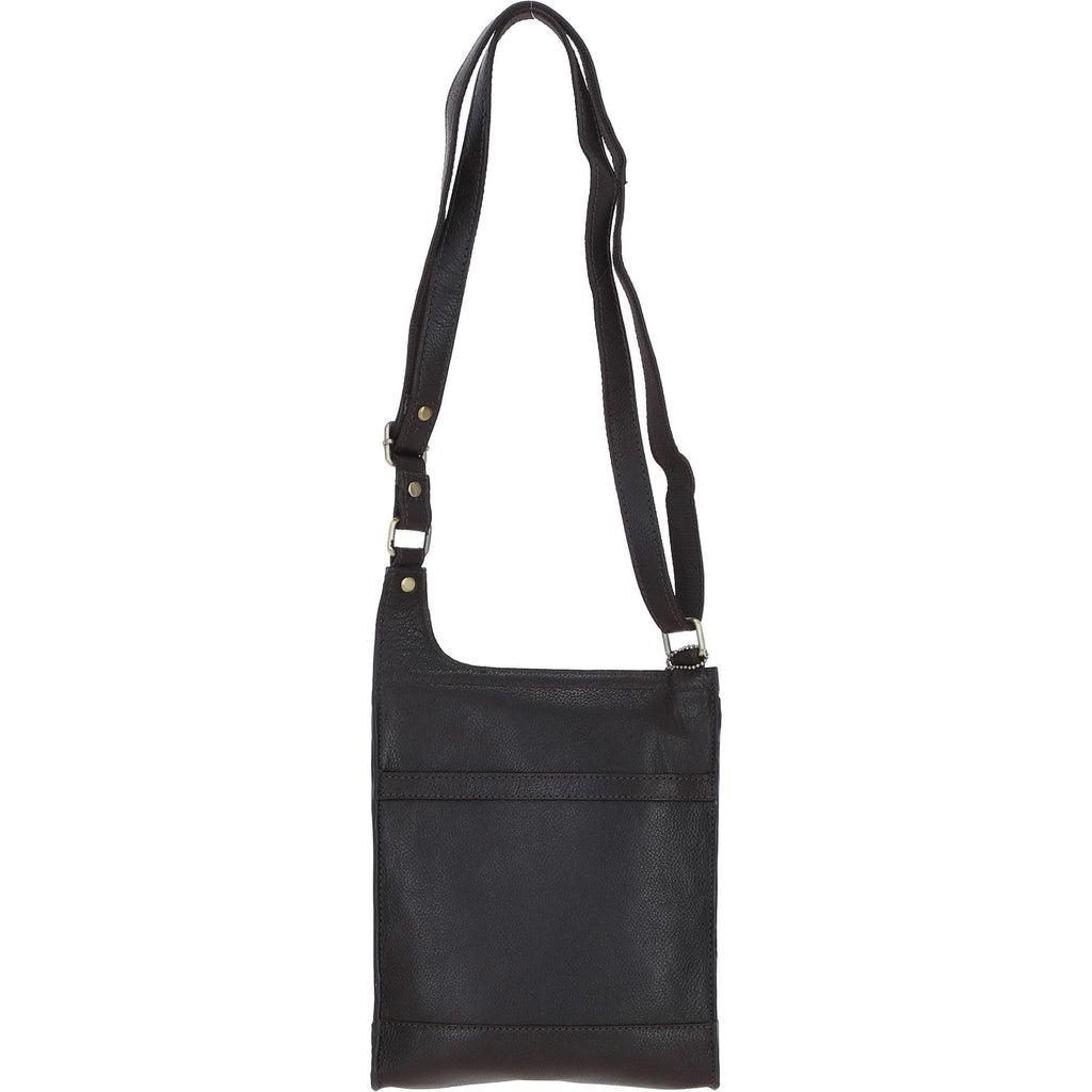 Leather & Harris Tweed Crossbody Bag – Brown / Macleod, view 3