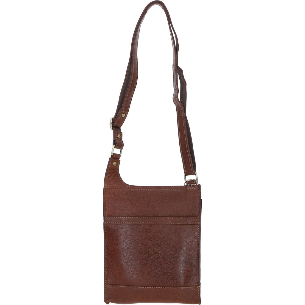 Leather & Harris Tweed Crossbody Bag – Tan / Macleod, view 3