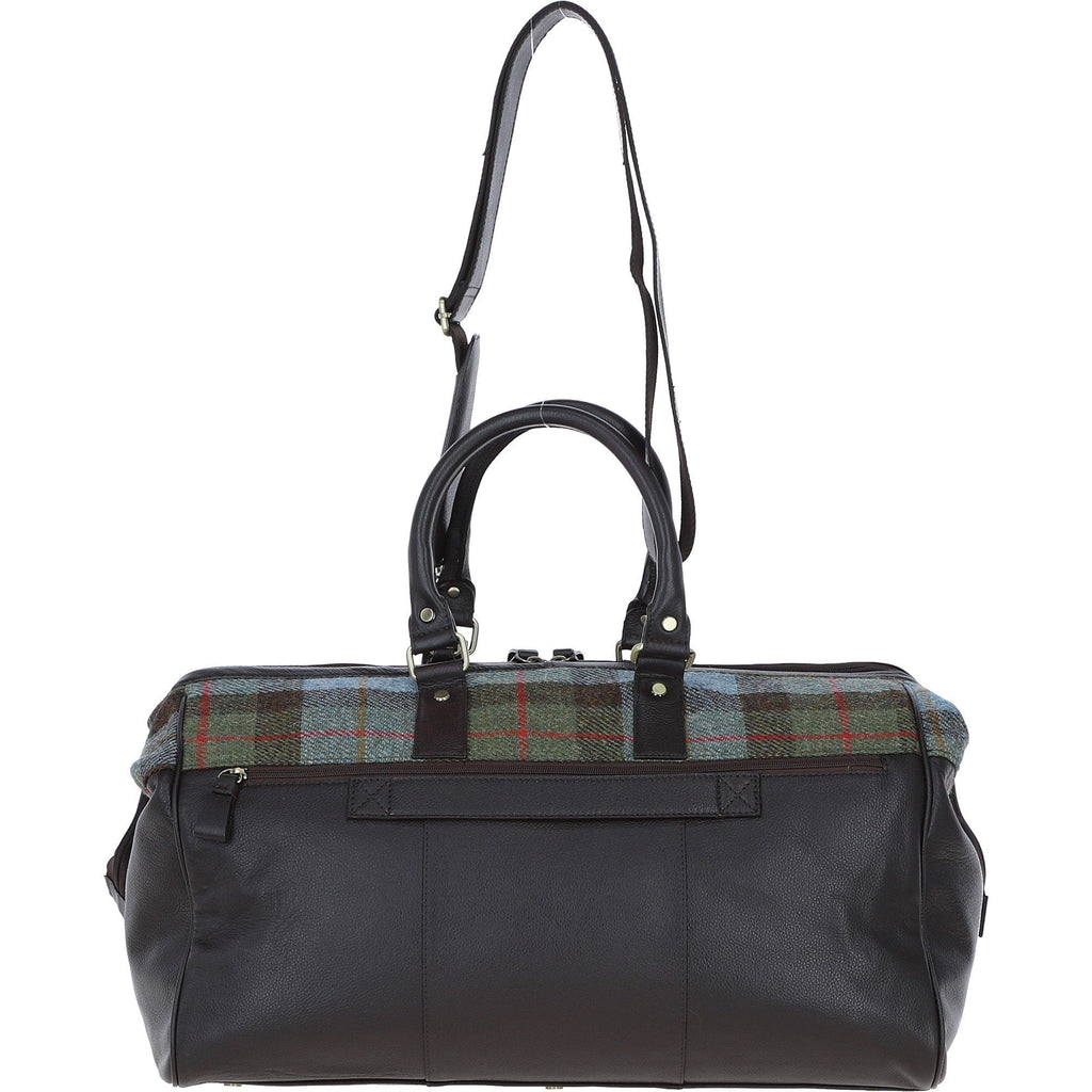 Leather & Harris Tweed Doctor Holdall – Brown / Macleod, view 3