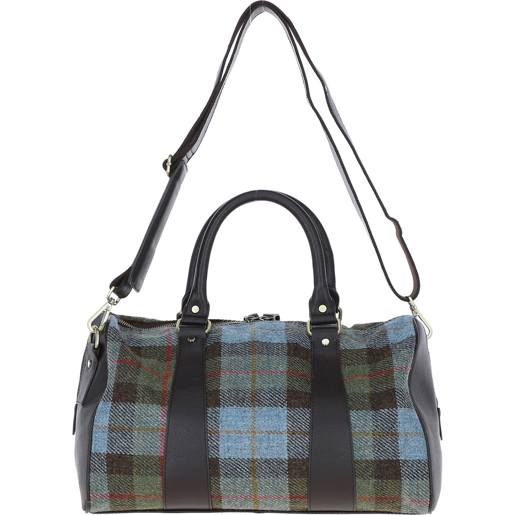 Leather & Harris Tweed Small Holdall – Brown / Macleod, view 3