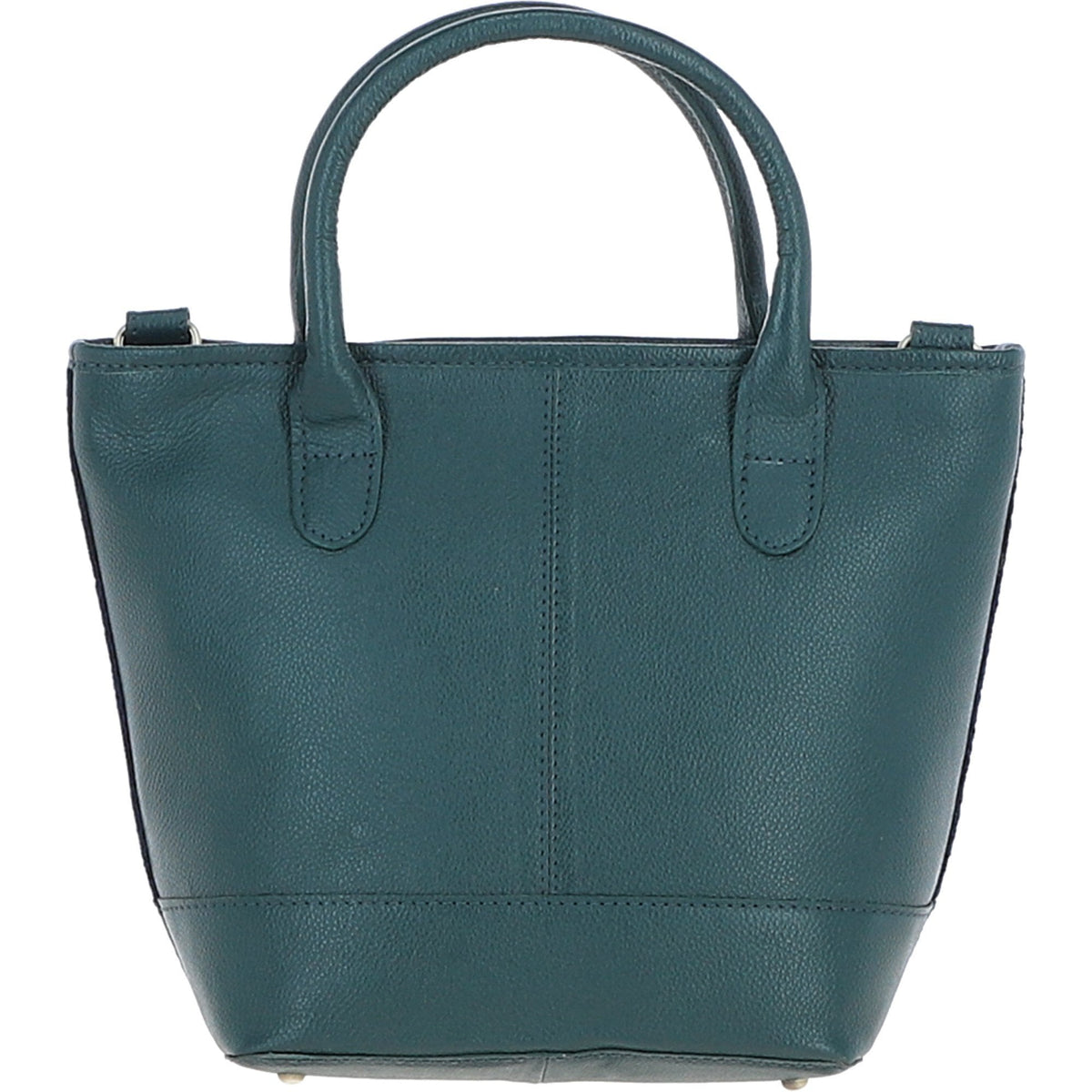 Leather & Harris Tweed Large Grab Bag – Green / Watch, view 3