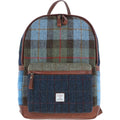 Leather & Harris Tweed Patchwork Backpack – Tan / Mix, view 1