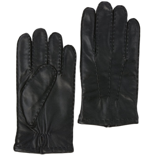 Alnwick Men's Wool-Lined Leather Gloves – Black