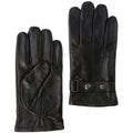 Warkworth Men's Fleece-Lined Leather Gloves – Black