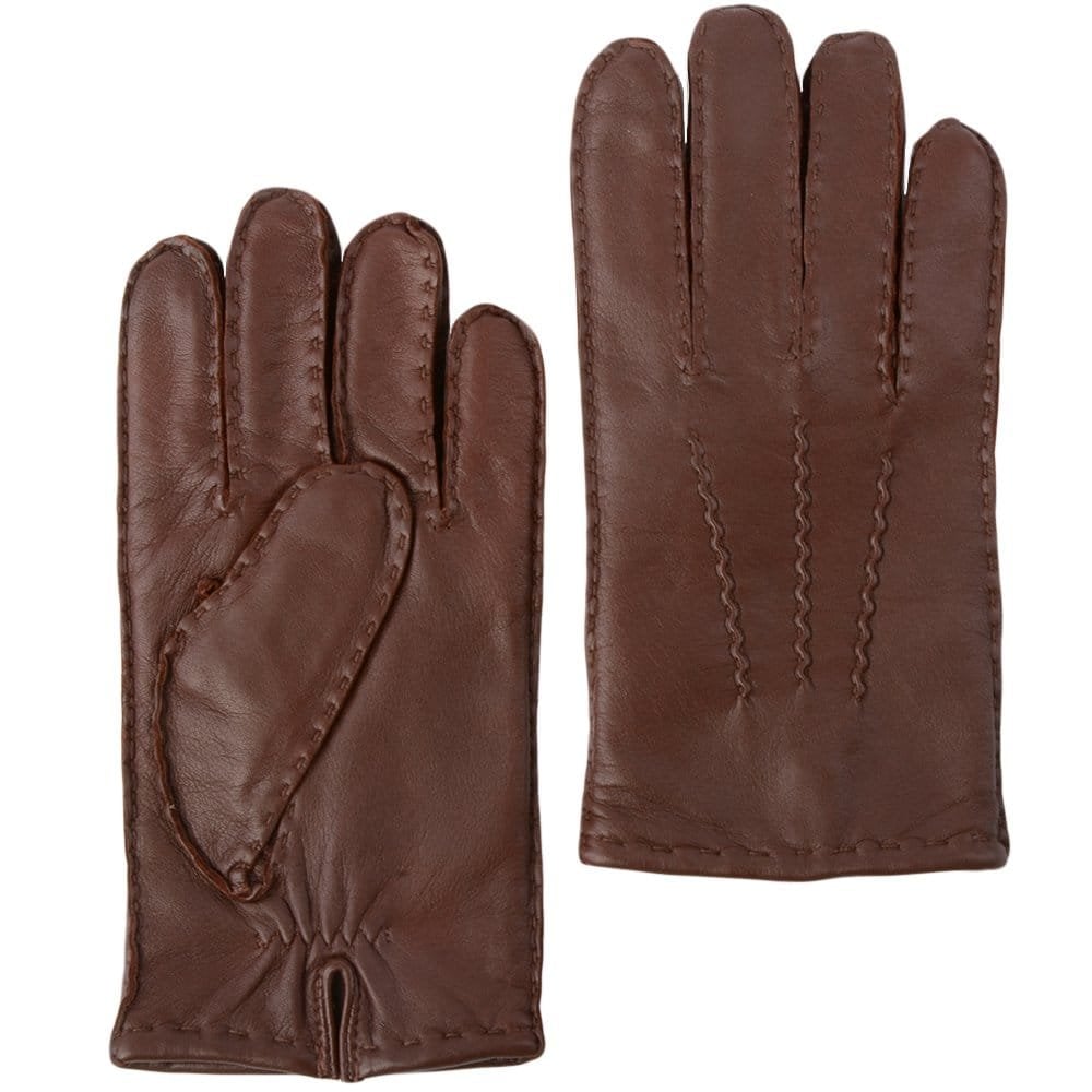 Alnwick Men's Wool-Lined Leather Gloves – Tan