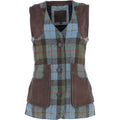 Women's Country Tweed Buttoned Gilet – Brown / Macleod, view 1