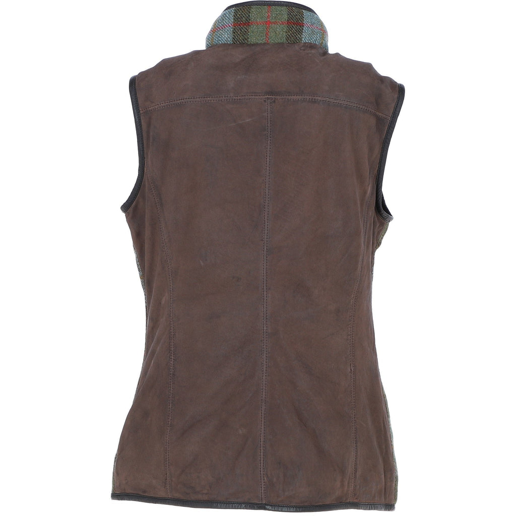 Women's Country Tweed Zip Gilet – Brown / Macleod, view 3