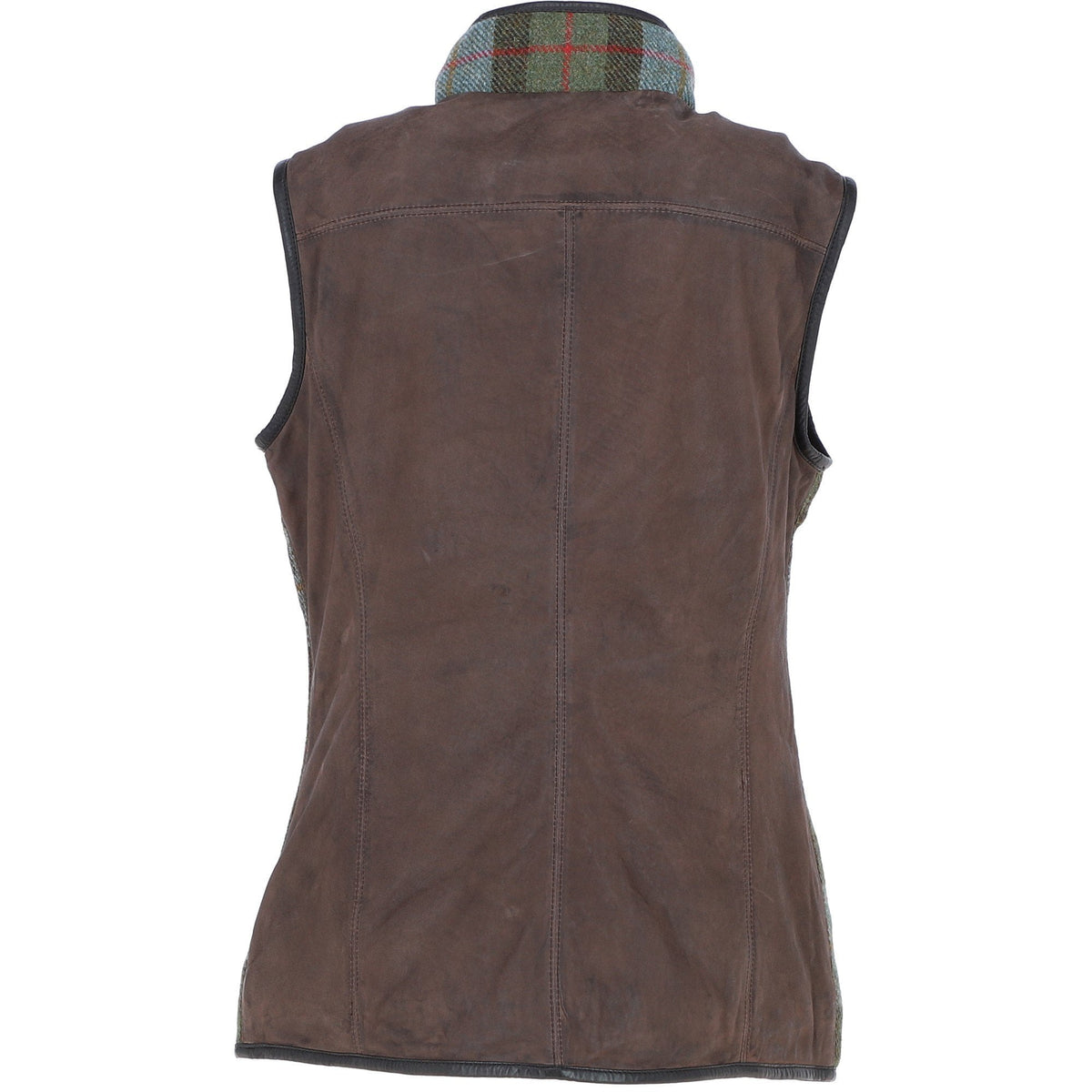 Women's Country Tweed Zip Gilet – Brown / Macleod, view 3