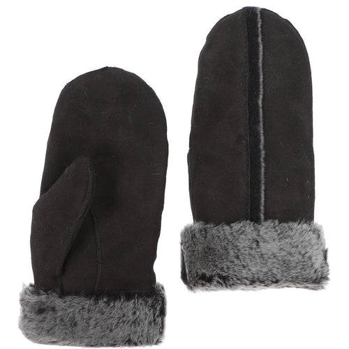 Beadnell Women's Sheepskin Mittens – Brown