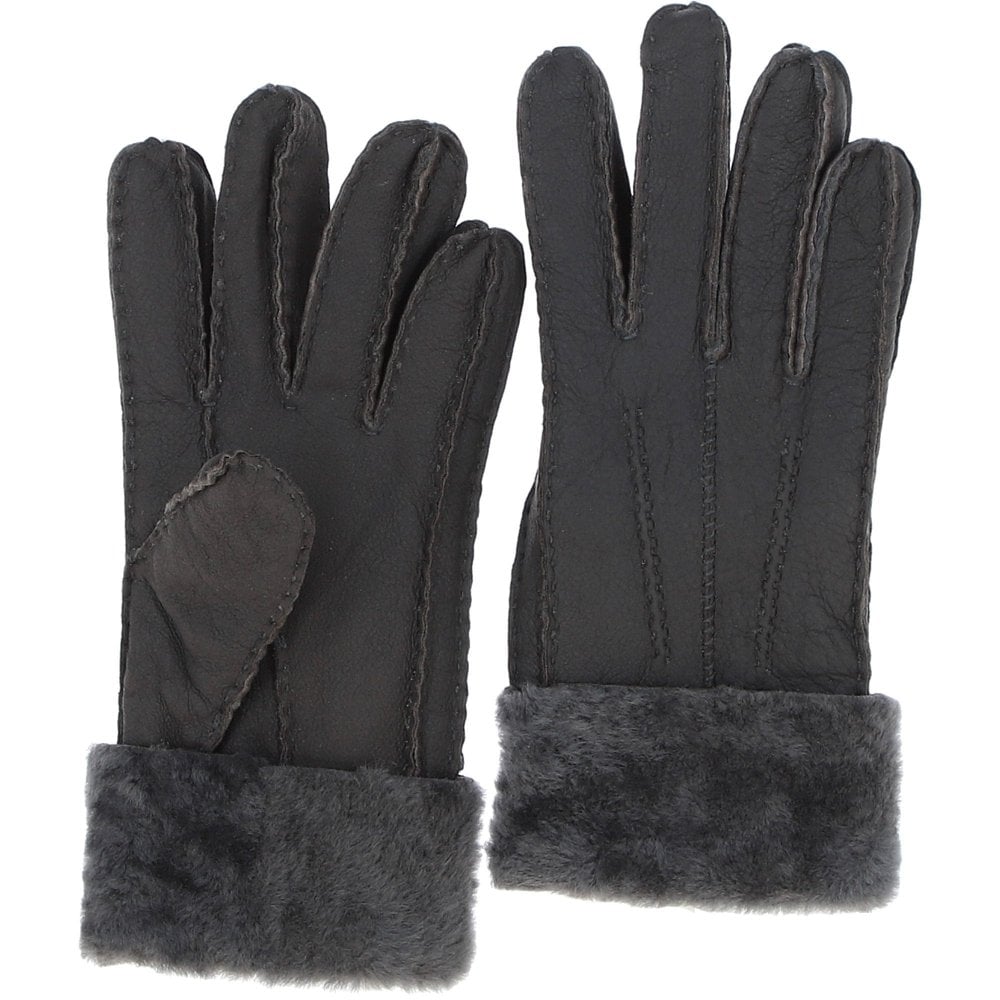 Embleton Women's Suede Sheepskin Gloves – Brown