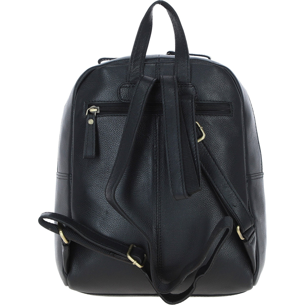 Leather & Harris Tweed Classic Backpack – Black / Watch, view 3