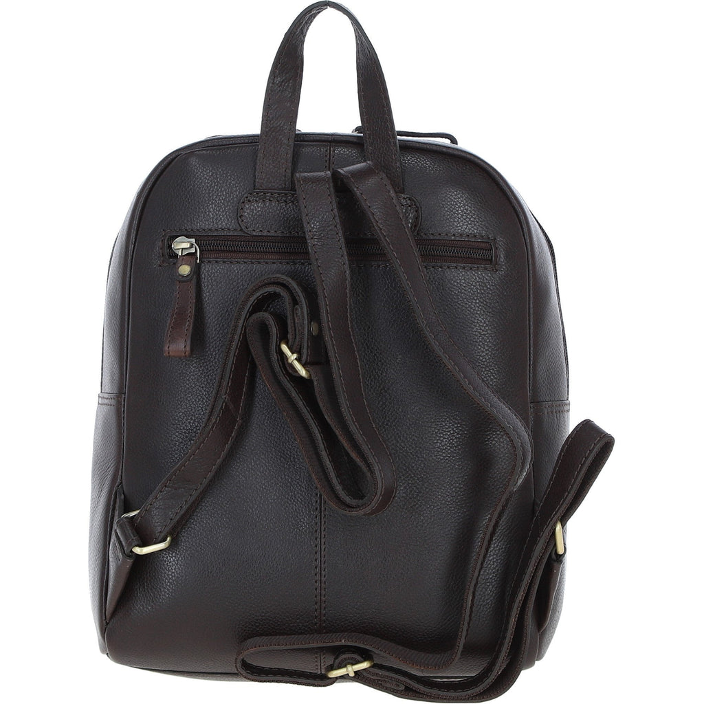 Leather & Harris Tweed Classic Backpack – Brown / Macleod, view 3