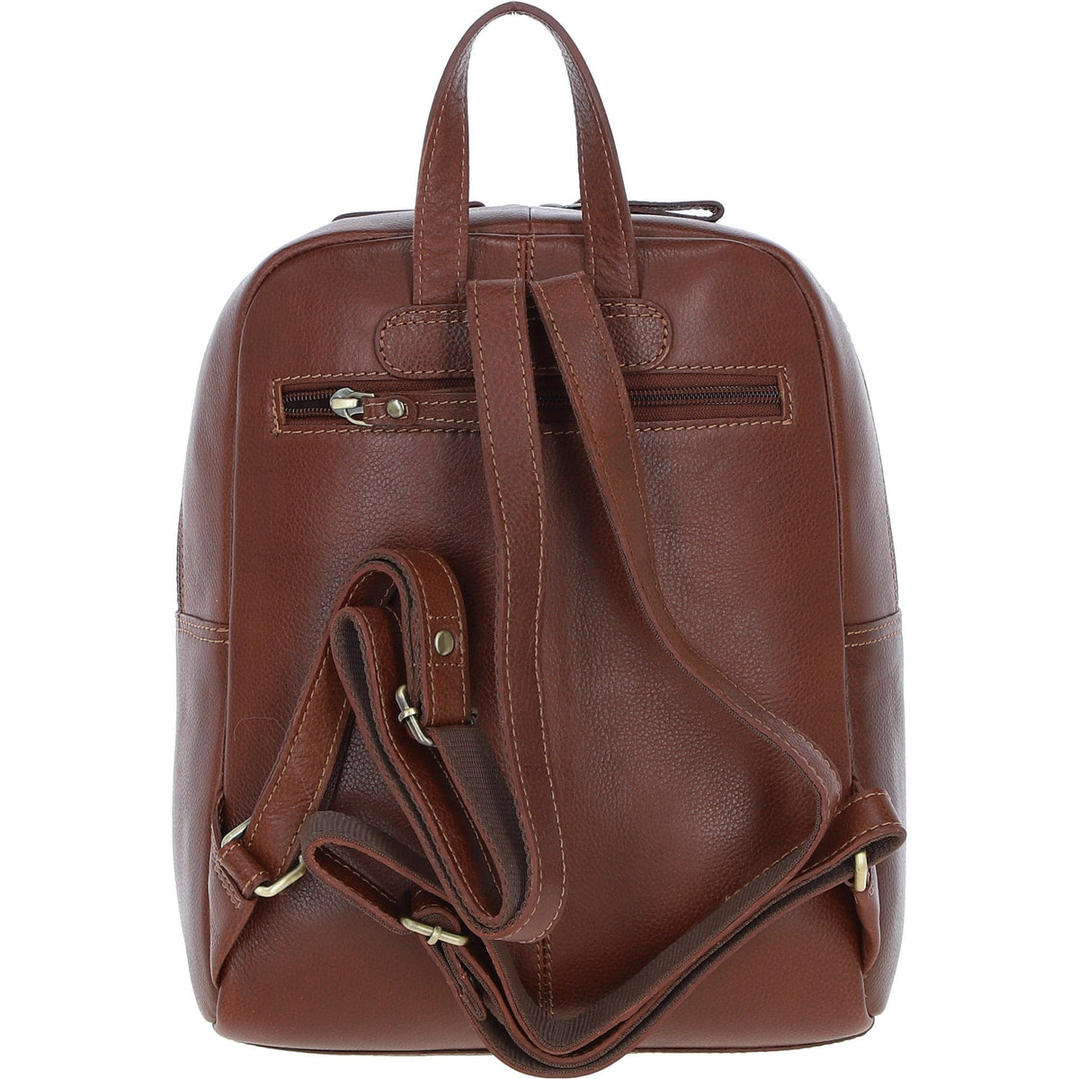 Leather & Harris Tweed Classic Backpack – Tan / Macleod, view 3