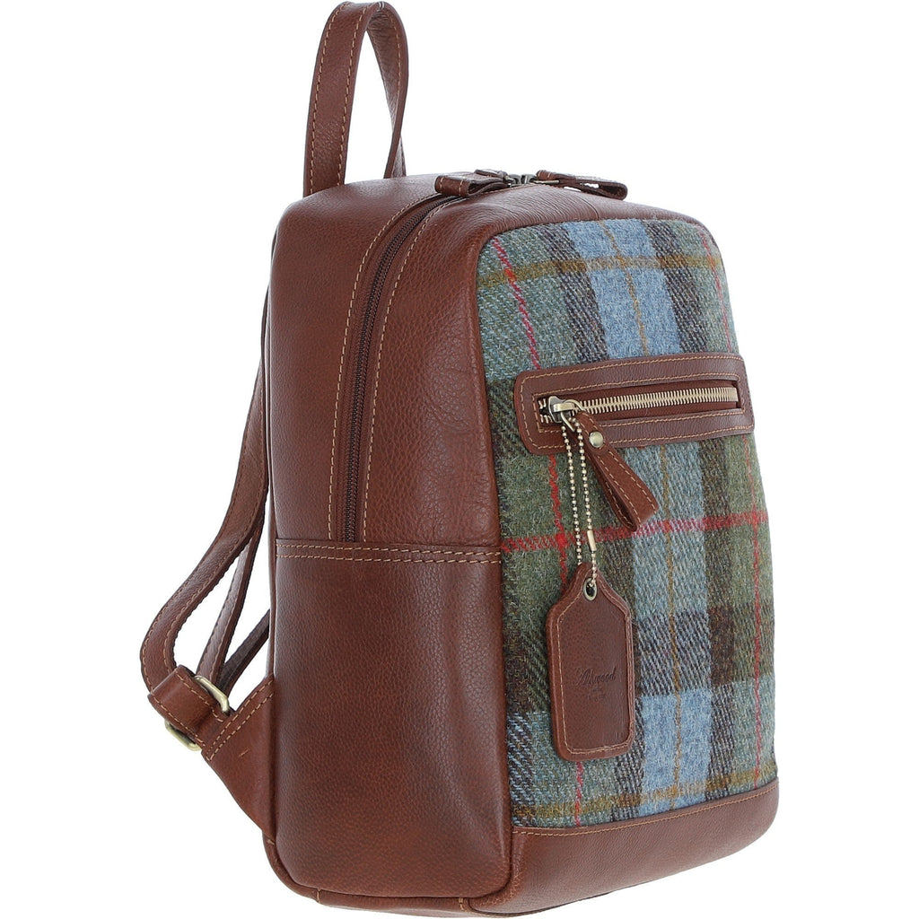 Leather & Harris Tweed Classic Backpack – Tan / Macleod, view 4