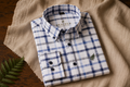 Gents' Country Shirt - Blue and White