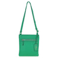 Willow Green Leather Crossbody Bag