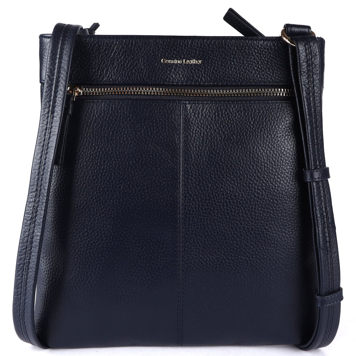 Willow Navy Leather Crossbody Bag