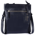 Willow Navy Leather Crossbody Bag