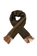 Fieldstone Northumberland Army Green Wool Scarf