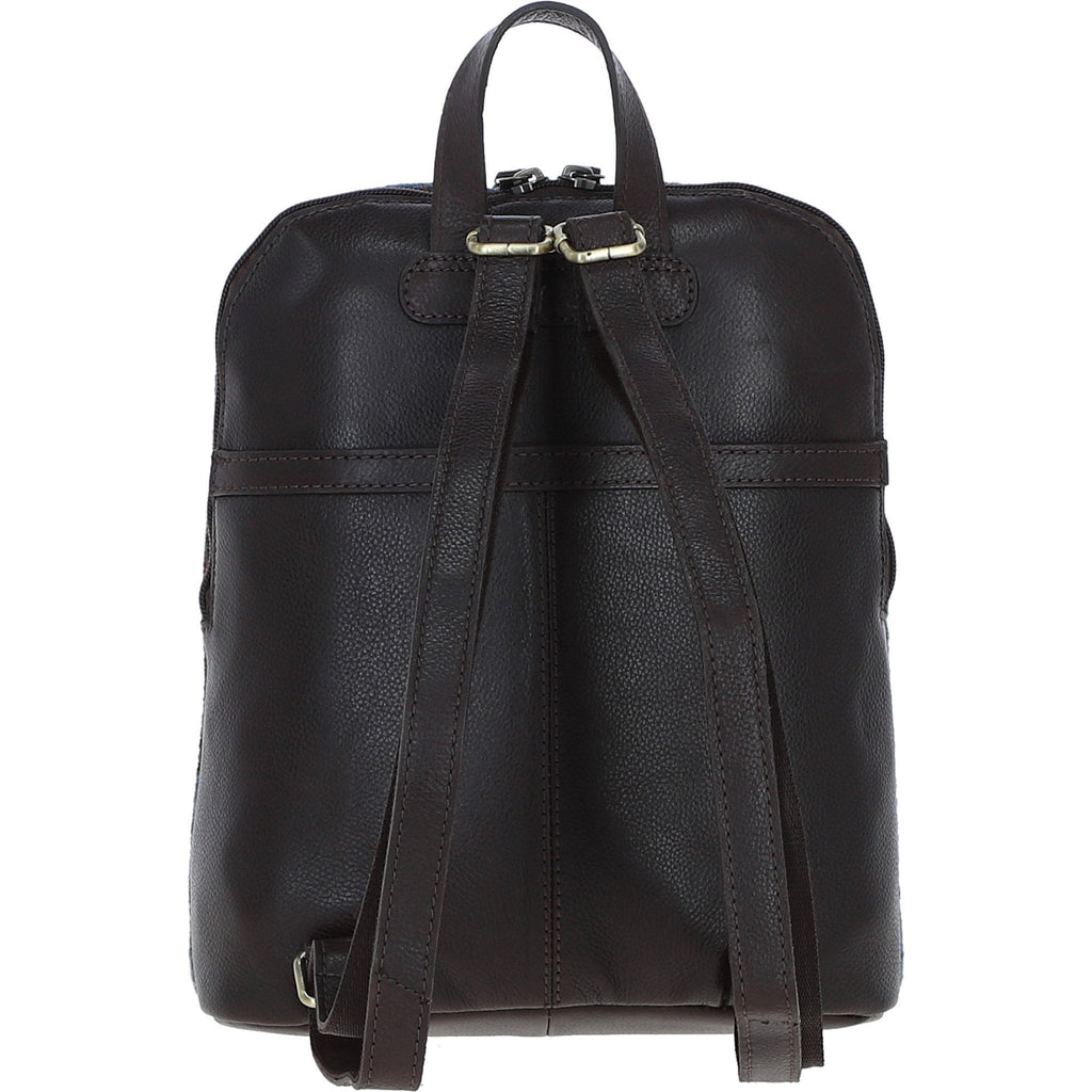 Leather & Harris Tweed Pocket Backpack – Brown / Macleod, view 3