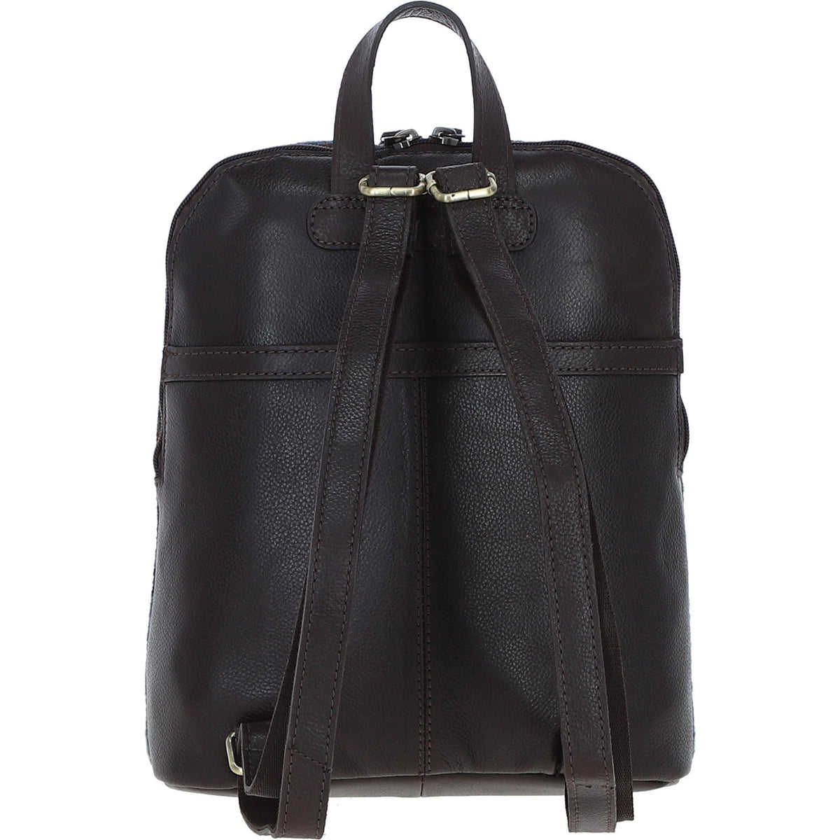 Leather & Harris Tweed Pocket Backpack – Brown / Macleod, view 3
