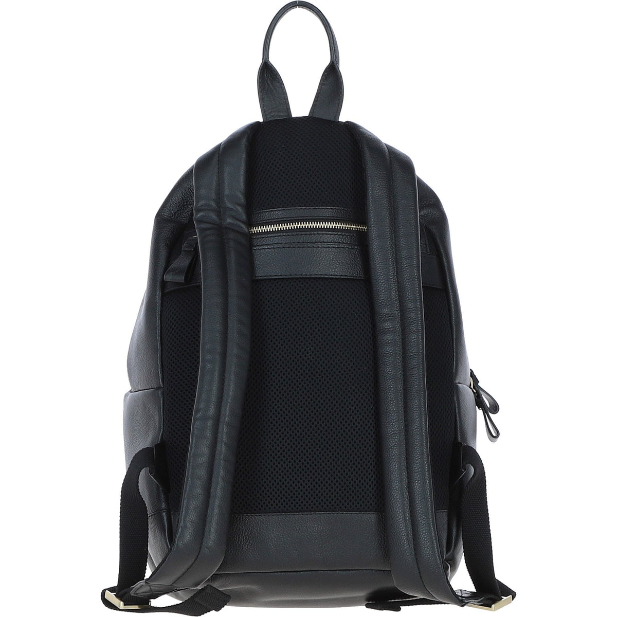 Leather & Harris Tweed Large Laptop Rucksack – Black / Watch, view 3