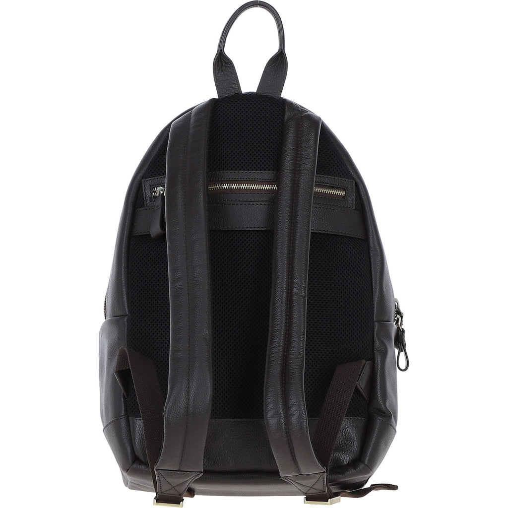 Leather & Harris Tweed Large Laptop Rucksack – Brown / Macleod, view 3