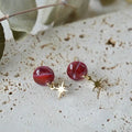 Lava Falls Red Small Studs