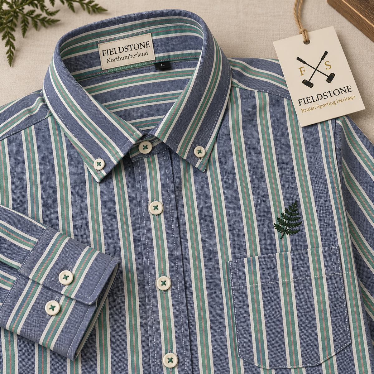 The Northumberland Slim Fit Shirt – Northumbrian Stripe