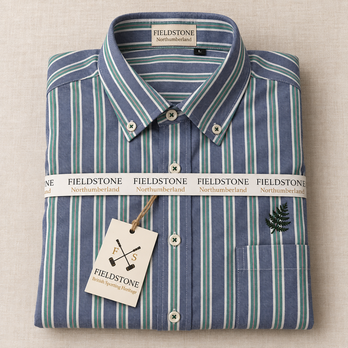 The Northumberland Slim Fit Shirt – Northumbrian Stripe